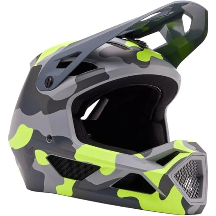 Fox Racing Rampage Helm CE/CPSC, White Camo, leichte ABS-Schalenkonstruktion mit Mips-Technologie und 360-Grad-Belüftung, Größe L (58 - 60 cm) – Bild 1
