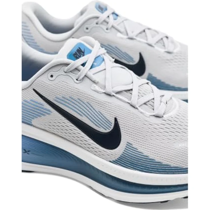 Nike Vomero 18 Laufschuhe, Grey Fog/Dark Obsidian-Off White, maximale Dämpfung, Dual-Density-Mittelsohle, 10 mm Sprengung, Gewicht ca. 325 g – Bild 6