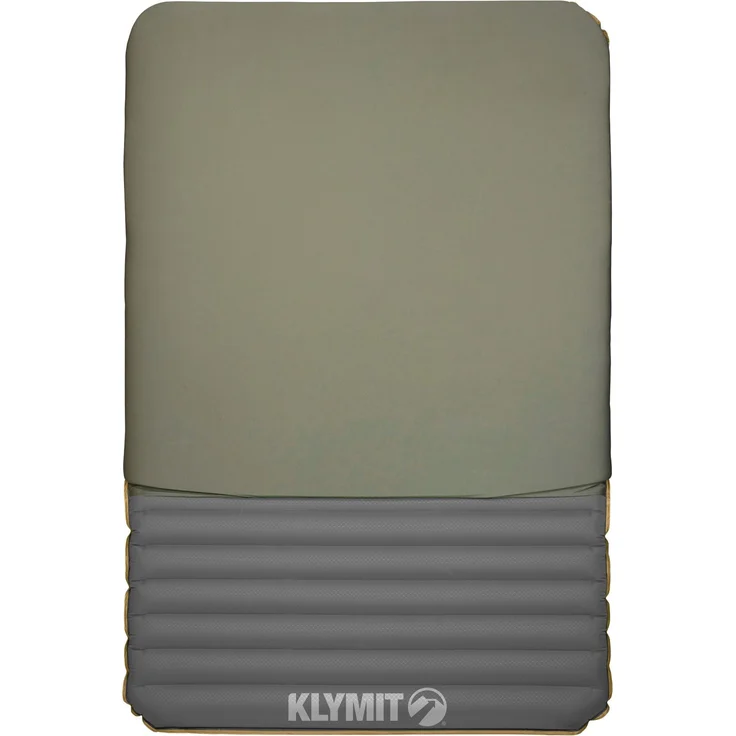 Klymit Klymaloft Schlafmatte, extra breite Isomatte mit Schaumstoffauflage und I-Träger-Luftkammern, 198 cm, 135 cm, 2720 g
