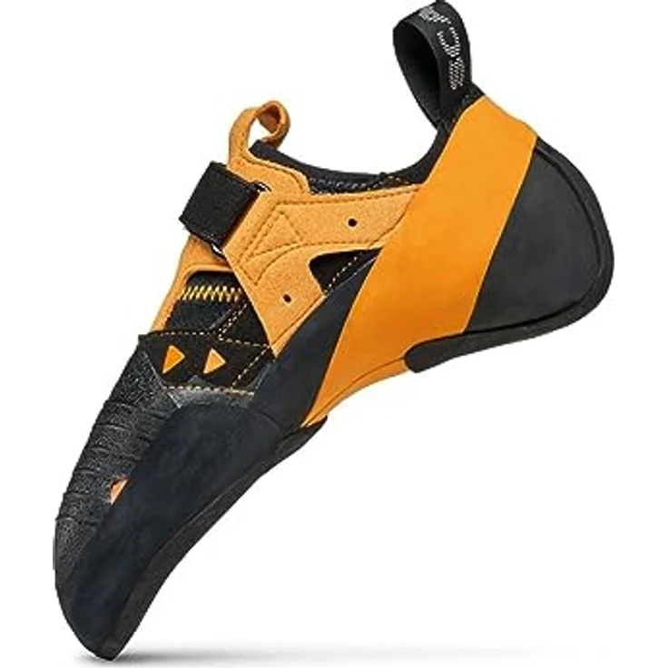 Scarpa Instinct VS, Unisex Kletterschuhe mit abriebfester Gummisohle, Größe 40.5, Schwarz – Bild 4