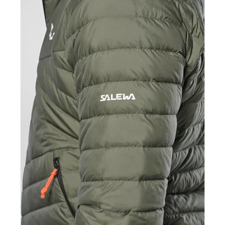 Salewa Brenta RDS Daunenjacke für Herren, leichte Skijacke, windbeständig und wasserabweisend, Grün, M – Bild 6
