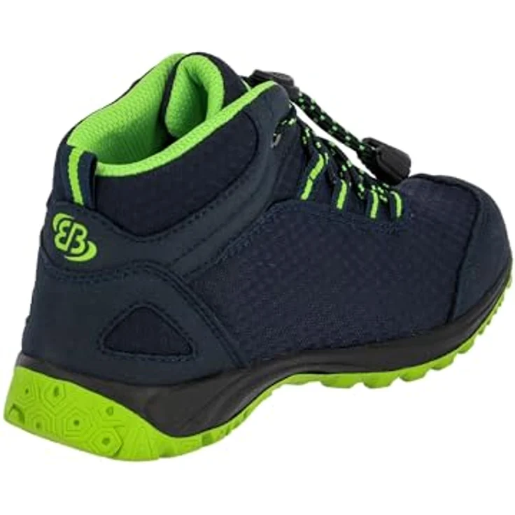 Brütting Jungen Wanderschuhe Stiefel, robustes Synthetikmaterial, Schnürverschluss, Größe 34, blau – Bild 4