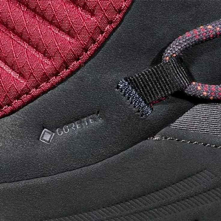Mammut Nova Mid IV GTX, wasserdichter Wanderschuh aus Nubukleder mit GORE-TEX, flexibel und griffig, schwarz/rot – Bild 7