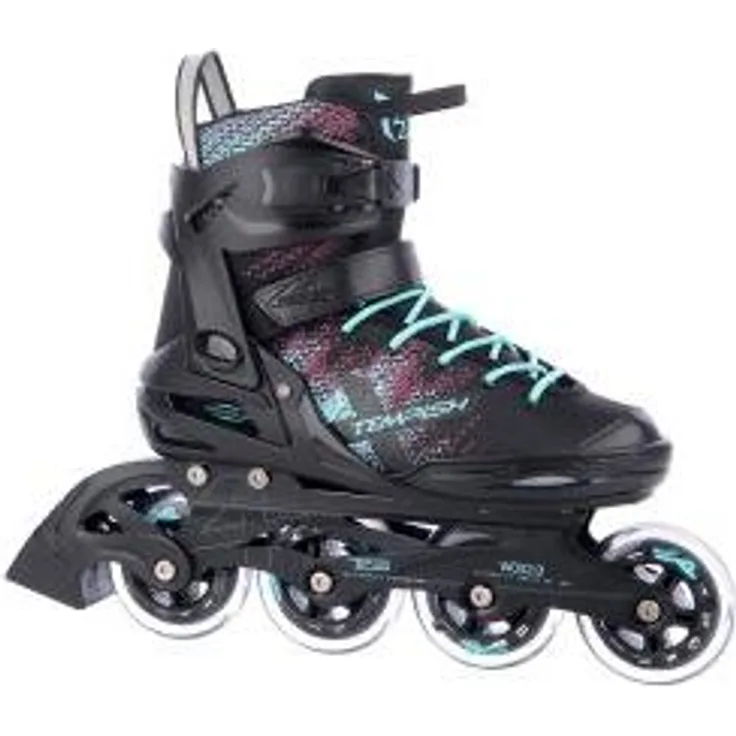 Tempish WOX 2.0 LADY, Inlineskates für Damen in türkis, Größe EU 41, mit stabilem Schalenaufbau und 84 mm Rollen