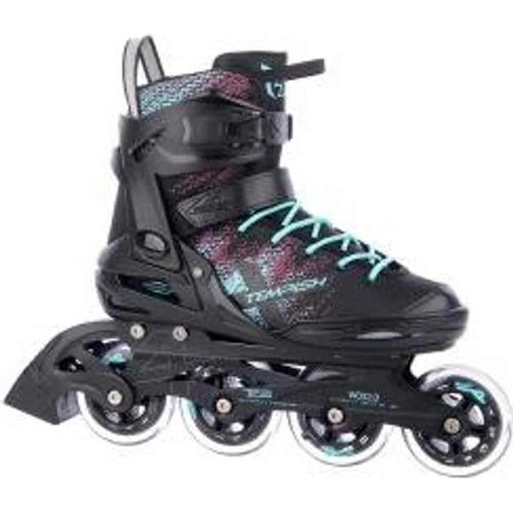 Tempish WOX 2.0 LADY Inlineskates, Damen, türkis, EU 42, stabiler Halt, doppellagiger Innenschuh, 84 mm CATCH Rollen