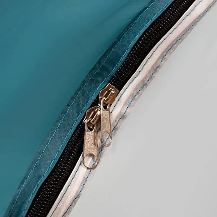 Trizand Strandzelt, halboffen mit Pop-up-Design, für 3 Personen, blau/weiß, 1.35 kg – Bild 9