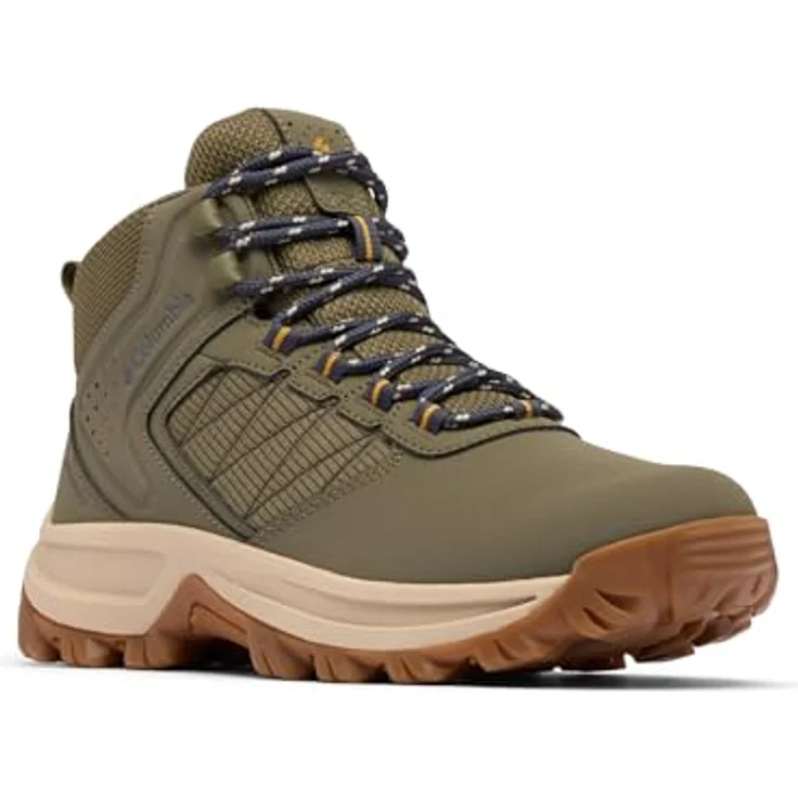 Columbia Women's Transverse Hike Waterproof Boot, Wasserdichte, atmungsaktive Wanderstiefel in stone green/raw honey, Größe 7 – Bild 5