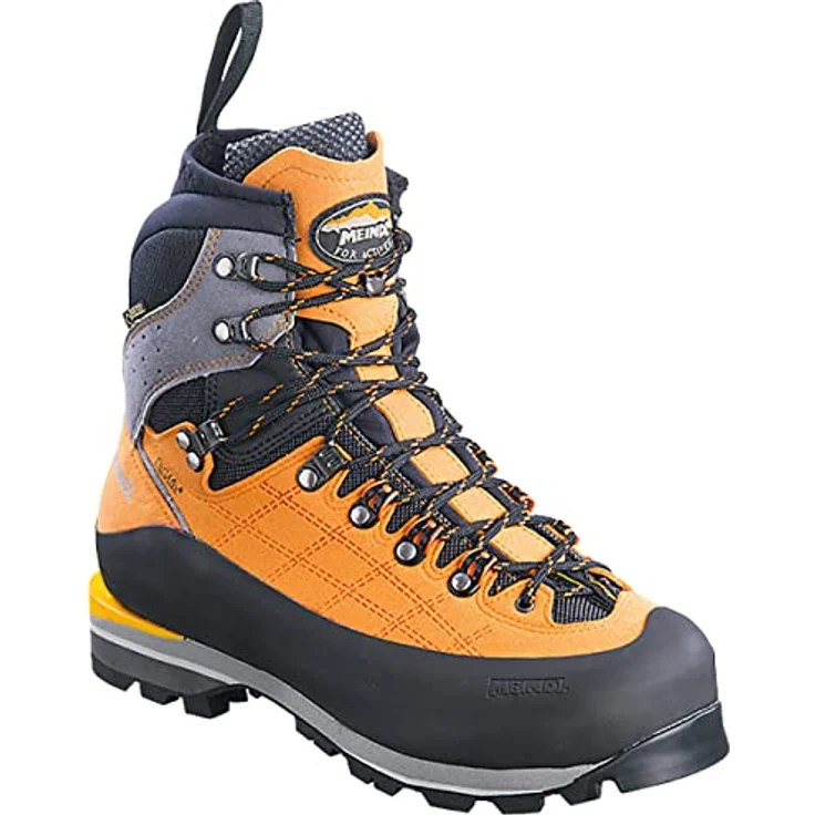 Meindl Herren Alpinstiefel Jorasse GTX, Bergsteigerschuhe in Orange mit Gore-Tex-Membran – Bild 1