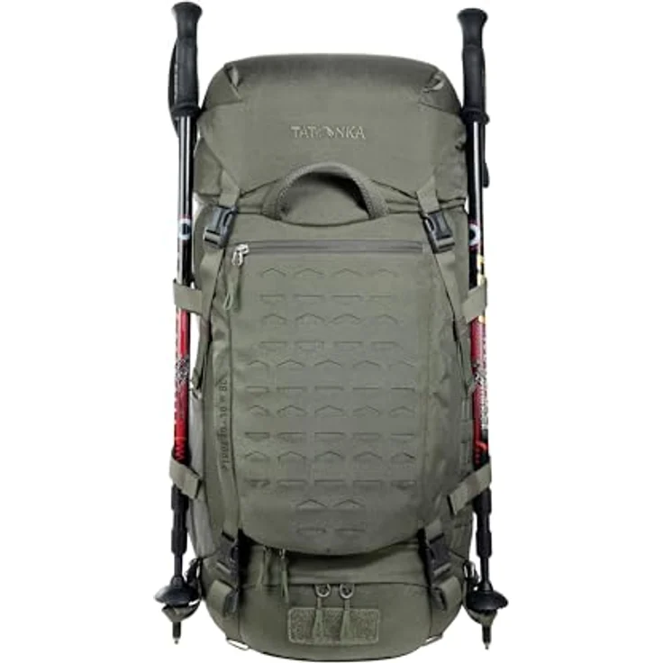Tatonka Pyrox Wanderrucksack, 70 cm, stone grey olive, 100% Polyamid, kompakte Maße 29 cm x 22 cm – Bild 10
