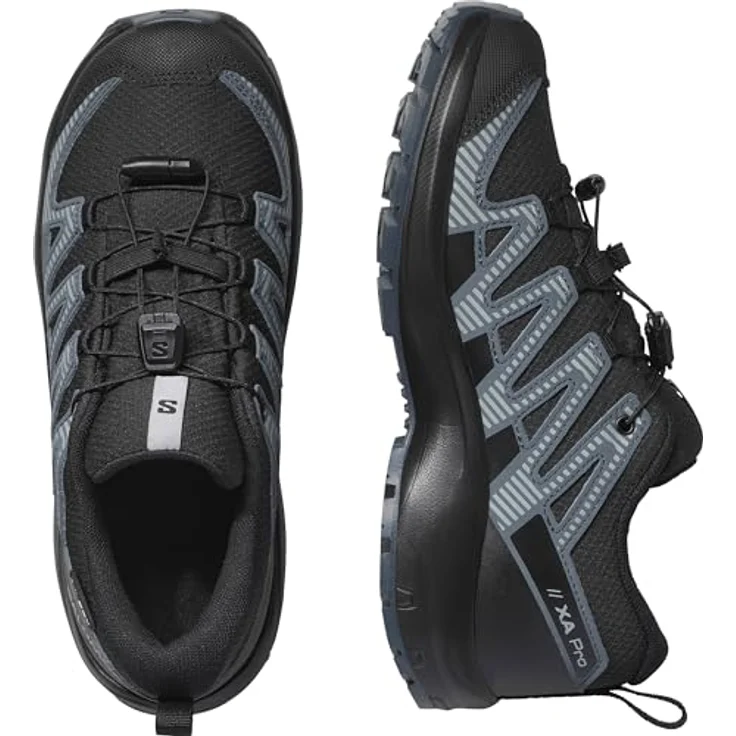 Salomon XA PRO V8 WP J, wasserdichter Outdoorschuh mit Schnellverschluss und strapazierfähigem Obermaterial – Bild 4