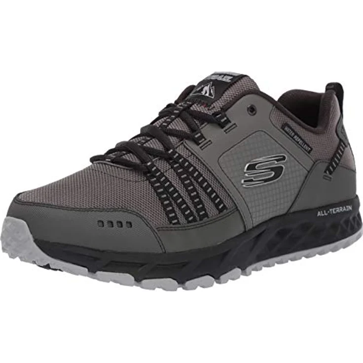 Skechers Trail-Sport Wanderschuhe, Kunstleder/Mesh mit Air-Cooled Memory Foam und Bio-Dri Innenfutter – Bild 1