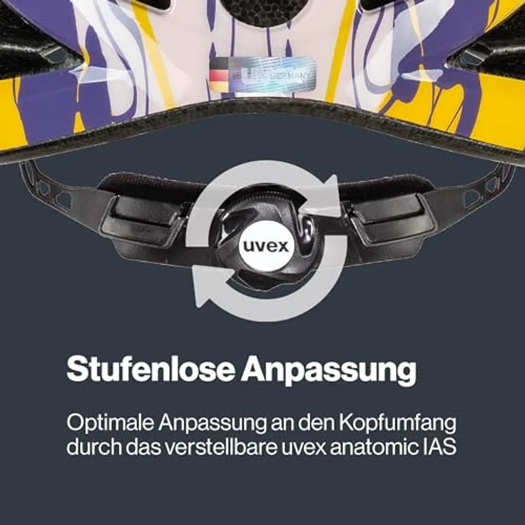 Uvex air Wing, Leichter Allround-Helm für Damen und Herren mit individueller Größenanpassung, 52-57 cm, für Powder-Liquids – Bild 5