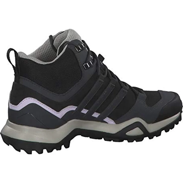 adidas Terrex Swift R2 Mid GTX, Damen Wanderschuhe, schwarz, wasserfest mit stabilisierender Laufsohle – Bild 7