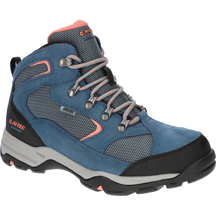 Hi-Tec Storm WP Wanderschuhe für Damen, ergonomische Passform mit dämpfender Sohle, sicherer Grip