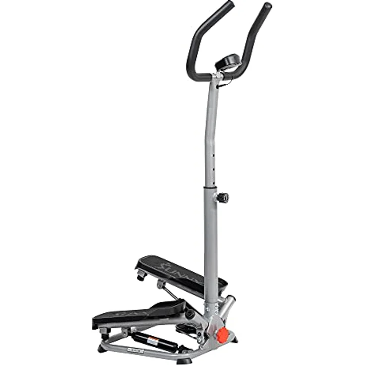 Sunny Health & Fitness Silberne Drehstufensteppermaschine mit Handgriff SF-S020027 – Bild 2