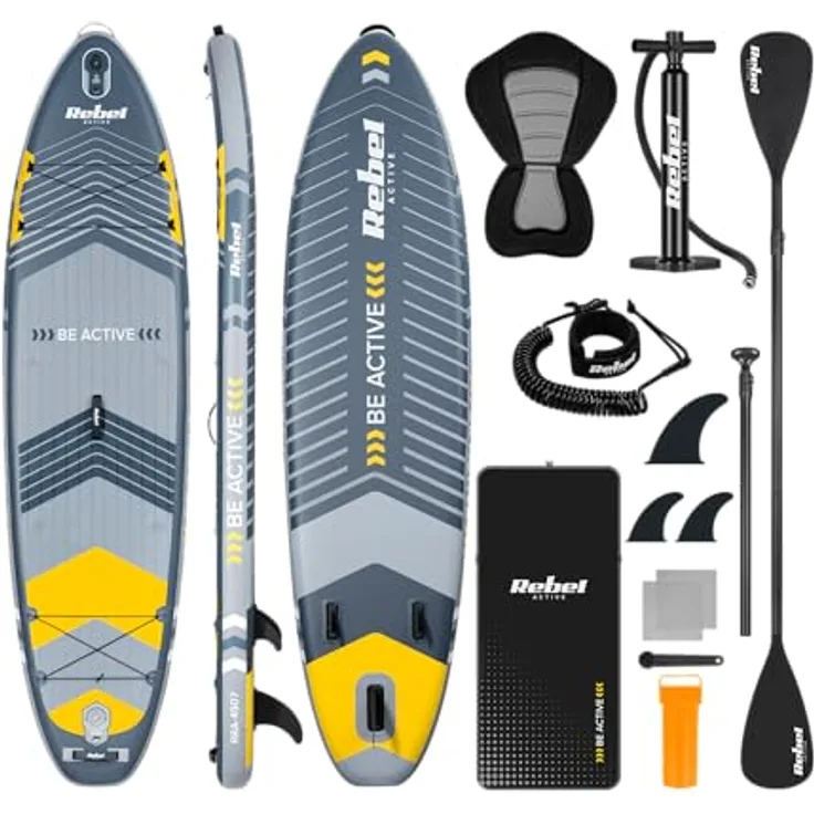 Rebel Stand Up Paddle, SUP Board mit stabiler Bauweise, blau