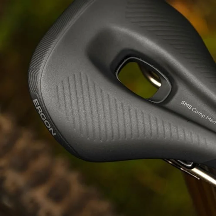 Ergon Velosattel Sport-Sattel für männliche Anatomie, optimale Damm-Entlastung, kompakte Bauweise, langlebige OrthoCell-Pads – Bild 5