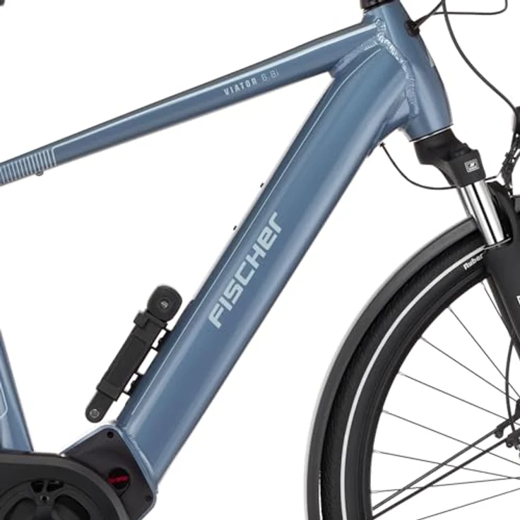 Fischer E-Bike Trekking VIATOR 6.8i Ultimate, Elektrofahrrad für Damen und Herren, 90 Nm Mittelmotor, 711 Wh Akku, 9-Gang SHIMANO Schaltung, hydraulische Scheibenbremse, 90 Lux LED-Beleuchtung, RH 55 – Bild 2