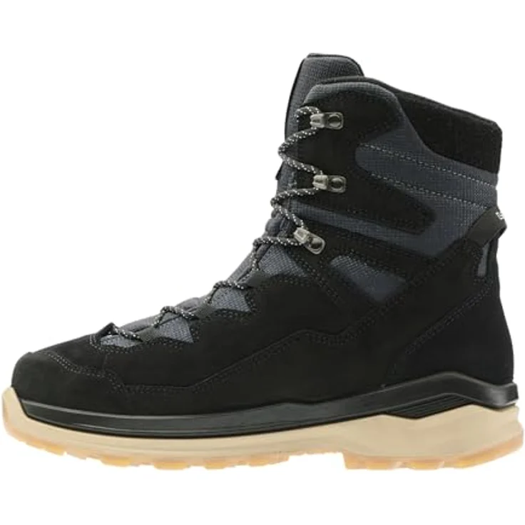 Lowa Ottawa Evo GTX, Herren Wanderschuhe mit GORE-TEX®-Membran, rutschhemmender Laufsohle und gepolstertem Schaftrand, schwarz – Bild 4