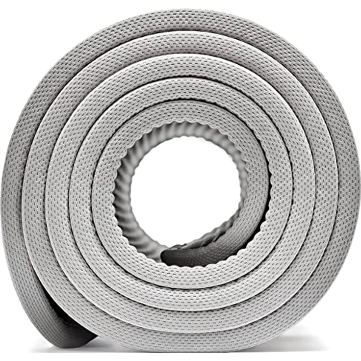 adidas Yogamatte (10 mm) - voll gepolstert, mit genähten Stoffkanten und geriffelter Unterseite, rutschfest, inkl. Tragegurt, Maße: 183 x 61 cm – Bild 12