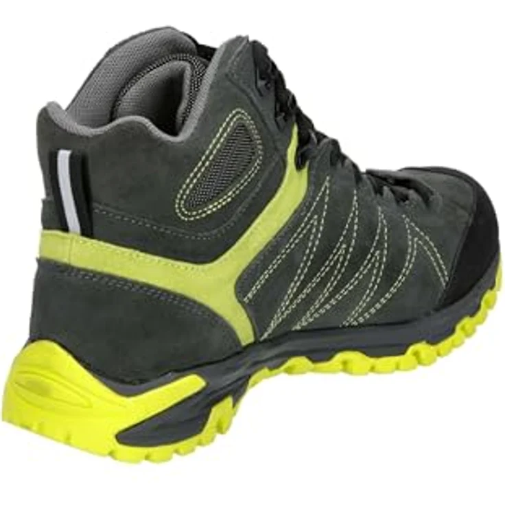 Brütting Mount Kapela High, Herren Wanderschuhe aus Leder mit Comfortex-Klimamembran, grau, Größe 43 – Bild 4