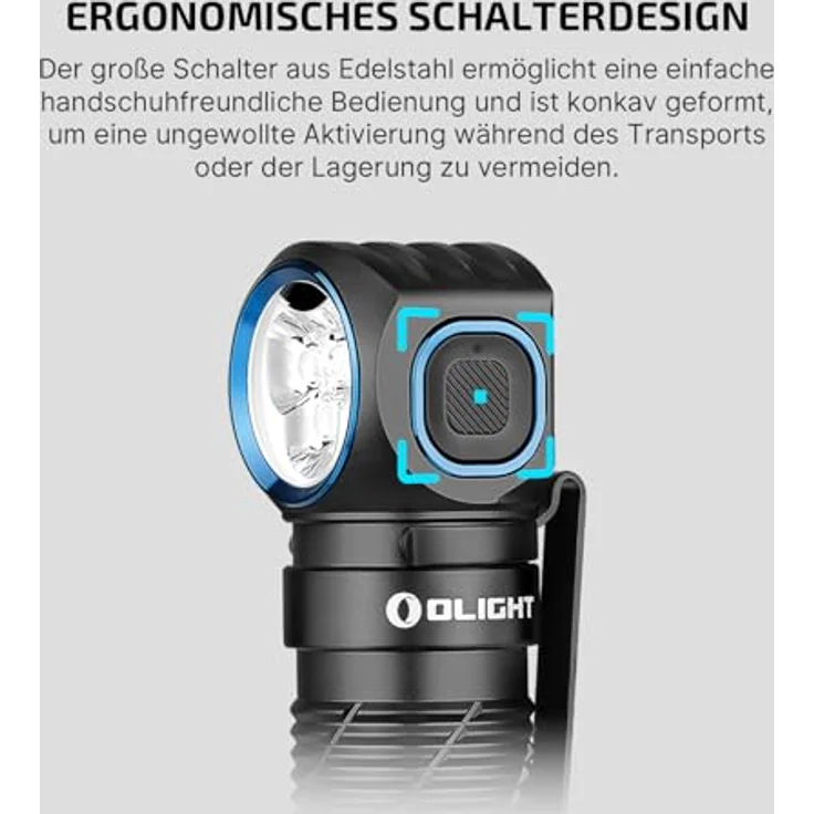 OLIGHT Perun 3, Stirnlampe aufladbar mit 3000 Lumen, 20 Tage Laufzeit, IP68 wasserdicht – Bild 5