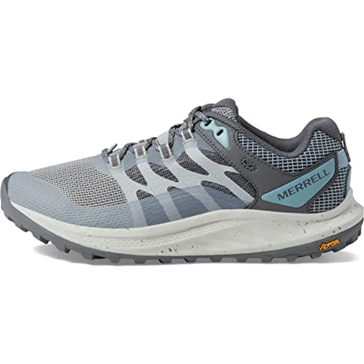 Merrell Antora 3 J067600, leichter Multisportschuh für Frauen, griffige Vibram-Aussensohle, atmungsaktiv, Hochgrau, EU 38 – Bild 5
