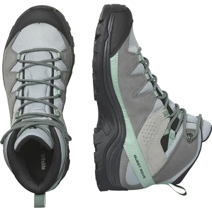 Salomon Quest Rove Gore-Tex Damen Bergstiefel, knöchelhoch, grau, Größe 37 1/3 – Bild 6