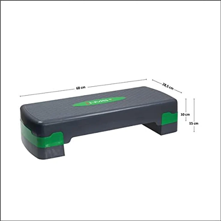 HMS AS003 Stepper Aerobic Steppbrett höhenverstellbar, Fitnessgerät für Heimtraining, 67x27cm, 2 Stufen, max. Nutzergewicht 200 kg – Bild 10