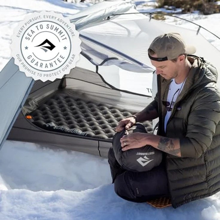 Sea To Summit Ether Light XR Pro Insulated ASC, Isomatte mit R-Wert 7.4, 100 mm Dicke, leicht und kompakt, inkl. Tragetasche, 620 g – Bild 7