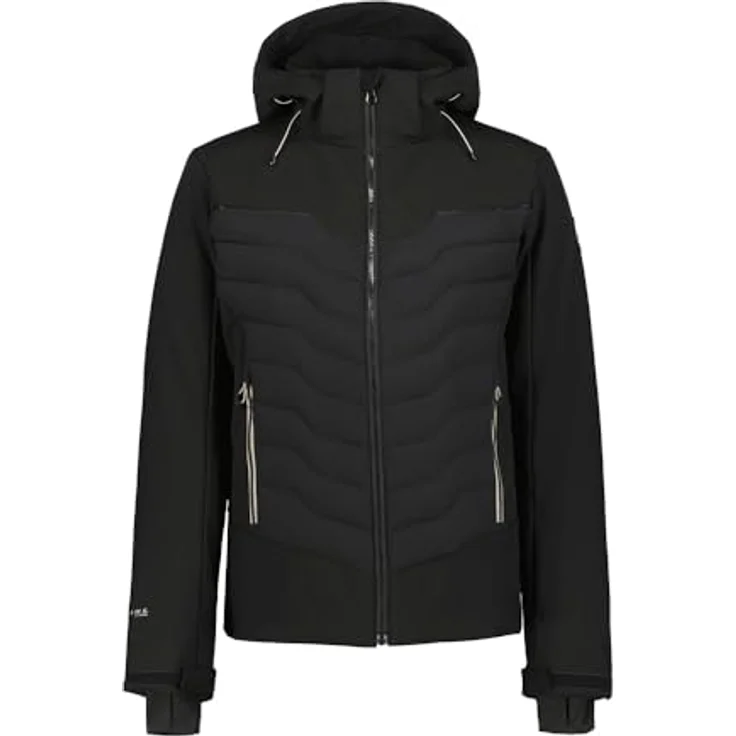 Icepeak Fremont Herren Winterjacke, wasserdicht, 2-Wege-Stretchmaterial, Schwarz, Größe 50 – Bild 1