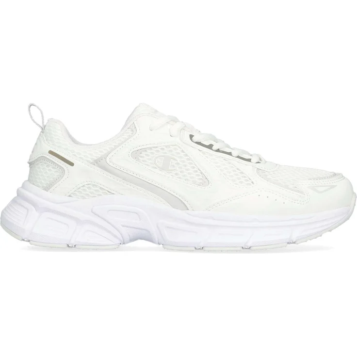 Champion RT25 Mesh, Unisex Laufschuh in Weiß/Light Grey, Größe EU 37,5, Low-Cut Design, Dämpfungseigenschaften