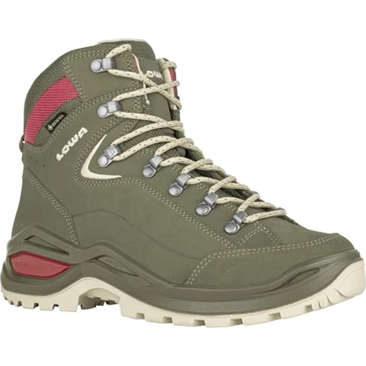 Lowa RENEGADE EVO GTX MID Ws Wanderschuh, wasserdicht mit GORE-TEX, für Damen, optimierte Passform, stabiler Halt, grau – Bild 4