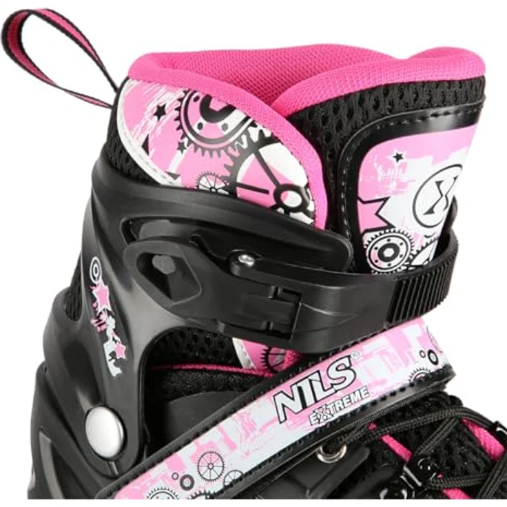 Nils Extreme Inliner Verstellbar 4in1 Rollschuhe Schlittschuhe LED 35-38, für Mädchen Damen Kinder Blades Quad Skates Inlineskates, 4-fach größenverstellbar – Bild 6
