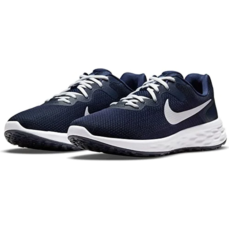 Nike Revolution 6 Next Nature, Laufschuhe mit atmungsaktivem Design und recyceltem Material, blau, Größe 44,5 – Bild 5