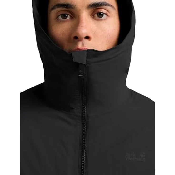 Jack Wolfskin Pamir Jkt M, funktionale Skijacke aus 100% Polyamid, schwarz, Größe L, mit mehreren Taschen und nachhaltiger Füllung aus recyceltem Polyester – Bild 6