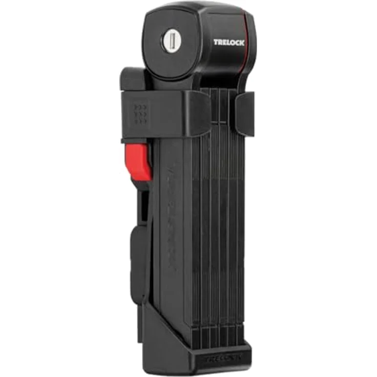 Trelock FS 380/85 Trigo X-Press, faltbares Veloschloss aus gehärtetem Stahl, 85 cm, schwarz – Bild 2
