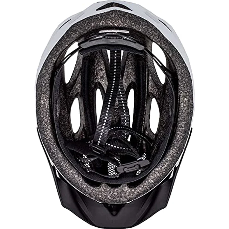 Airtracks Savage KJ-201 Fahrradhelm, In-Mould Konstruktion, 20 Belüftungsöffnungen, Größe L/XL (58cm-63cm), weiß, Unisex – Bild 5