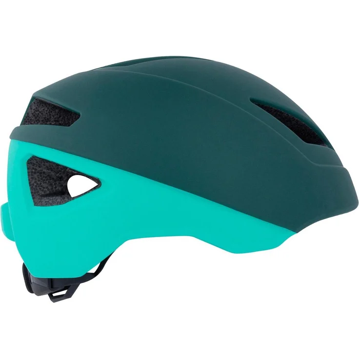 Contec Cityfahrradhelm "Tuva", grün, In-Mold Konstruktion, Twist2Lock-System, 9 Ventilationsöffnungen, Fidlock Snap Verschluss, EN1078 zertifiziert