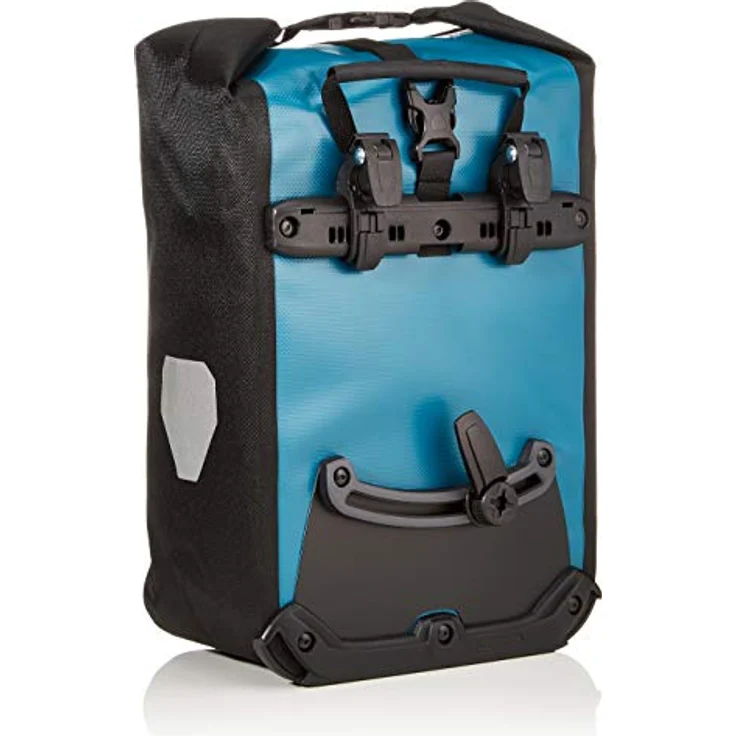 Ortlieb Sport Roller Classic F6309, Fahrradtaschen 2x 12,5 l, petrol-schwarz, mit Reflektoren und Schultergurten – Bild 2
