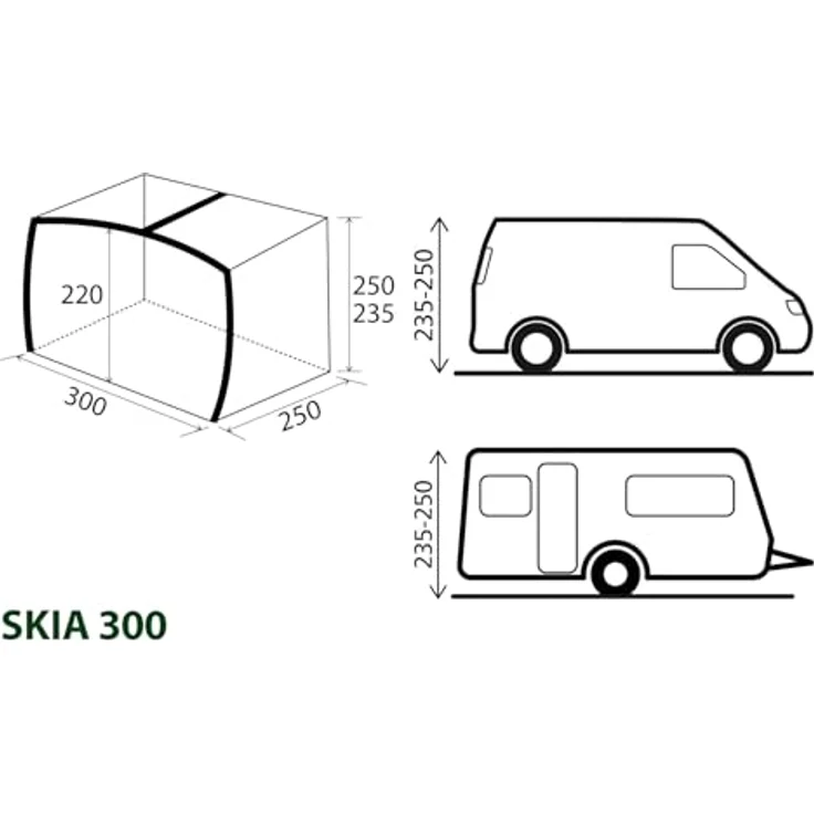 Brunner SKIA, Aufblasbares Zelt mit A.I.R.Tech-Technologie, inklusive Luftpumpe und Montagezubehör, 13.50 kg – Bild 3