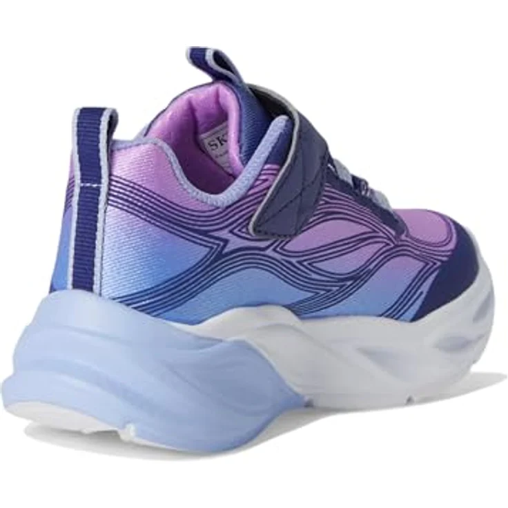 Skechers Cosmic Glow, Mädchen Laufschuhe mit funkelndem Mesh-Obermaterial, blau, mehrfarbig, Größe 30 – Bild 5