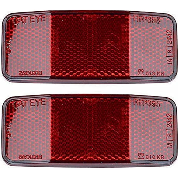 XLC Winora 3092070019 Rückstrahler-Set, Dreieckige Reflektoren aus robustem Kunststoff, Mehrfarbig Einheitsgröße