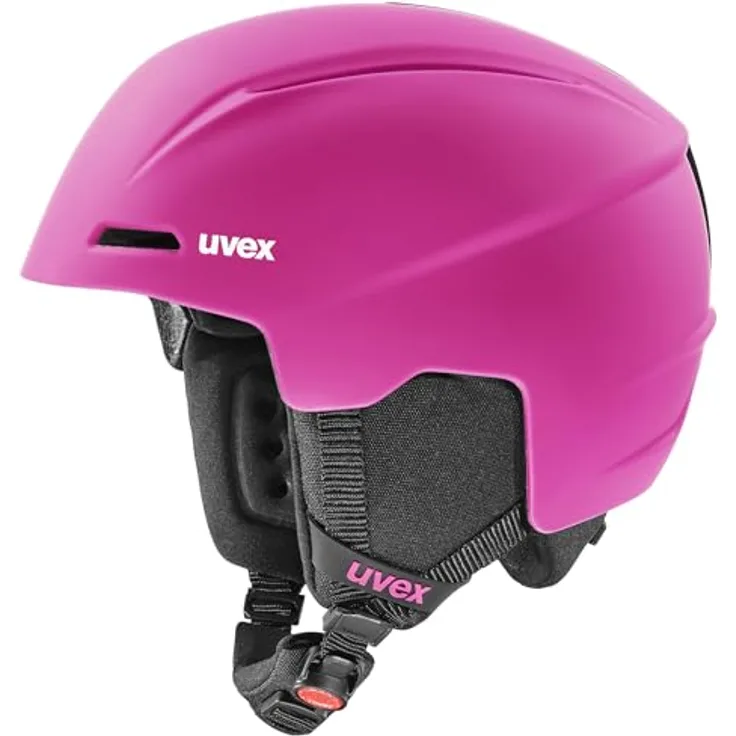 uvex viti, leichter Skihelm für Kinder mit individueller Größenanpassung und optimierter Belüftung, pink matt, 51-55 cm