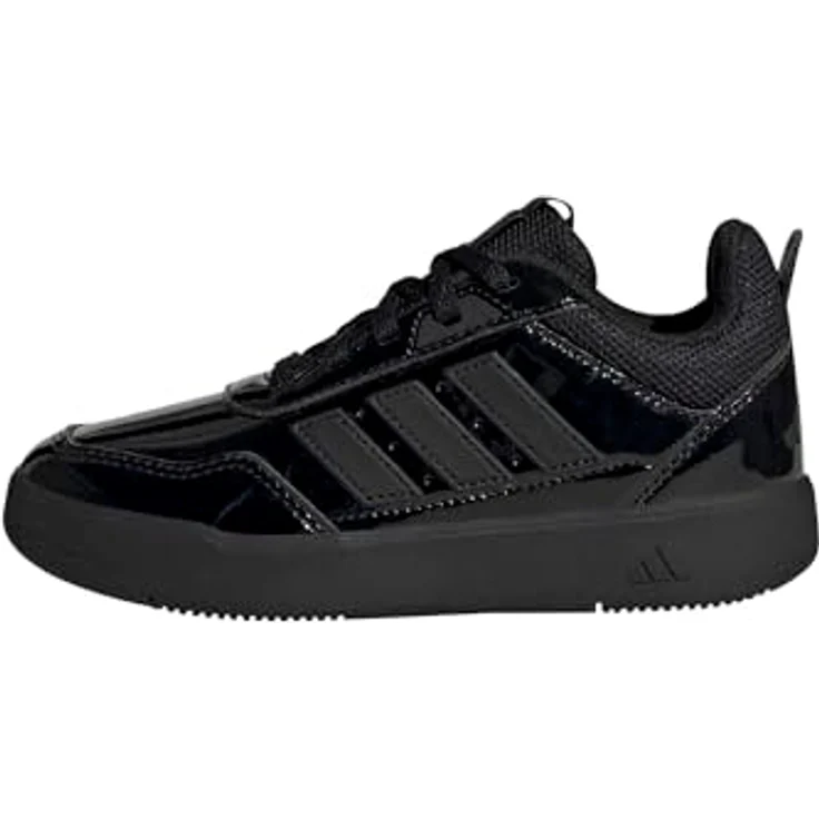 adidas Tensaur Sport 3.0 K, Laufschuhe für Kinder, Schwarz, abriebfeste Gummiaußensohle – Bild 1