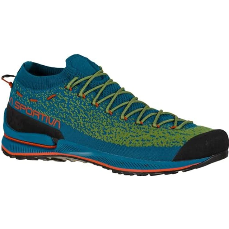 La Sportiva TX2 Evo, Herren Wanderschuhe, leicht, griffig, neubesohlbare Außensohle, Blau, Größe 45.5 – Bild 4