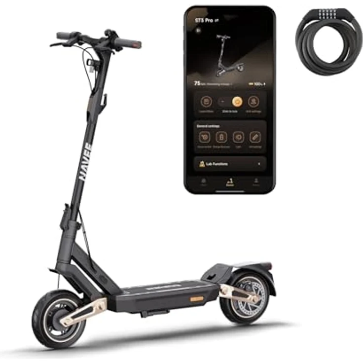 NAVEE ST3 PRO E-Scooter ABE Zertifiziert - 450W 75KM Vierfachaufh?ngung-Federungssystem – Bild 9