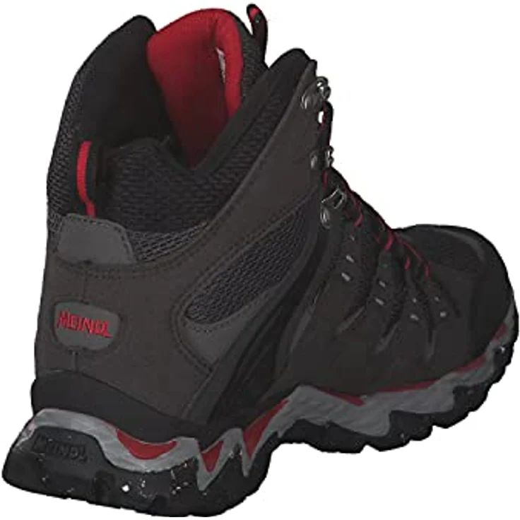 Meindl Respond Mid II GTX, Leichte Wanderschuhe mit Gummiprofilsohle, Schwarz – Bild 6