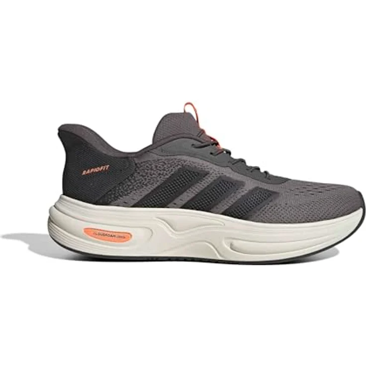 adidas Cloudfoam Luxxion Sneaker Grau, bequeme Laufschuhe mit Rapidfit Fersenkappe und Cloudfoam Zwischensohle – Bild 2