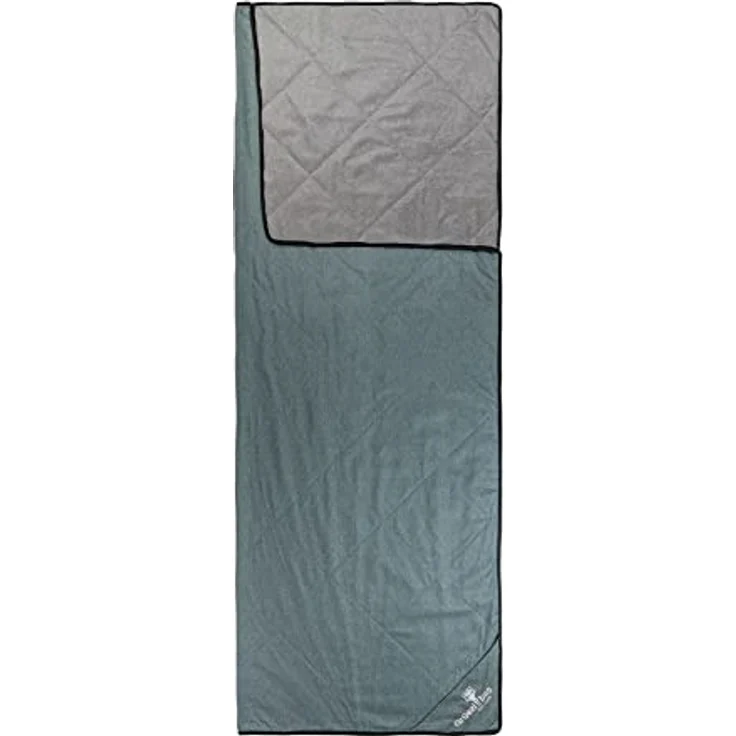 Grüezi Bag WellhealthBlanket Wool Deluxe, Schlafsack 200 cm mit warmer Almwolle und weicher Mikrofaser – Bild 1